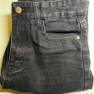 black ripped mom jeans